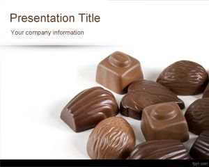 Free Download  on Chocolates Powerpoint Template   Free Powerpoint Templates