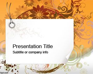 Powerpoint  Free on Swirl Powerpoint Template   Free Powerpoint Templates