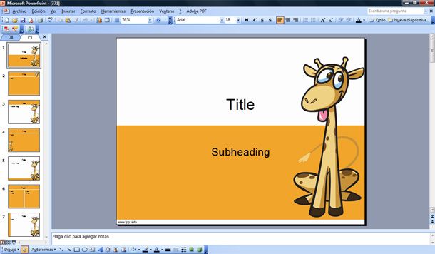 cartoon power point