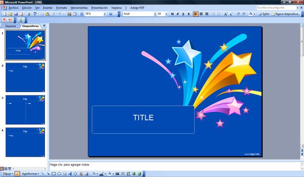 star powerpoint template