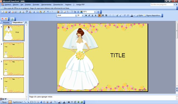 Bridal Powerpoint Sponsored Ads Bridal PowerPoint for Wedding templates 