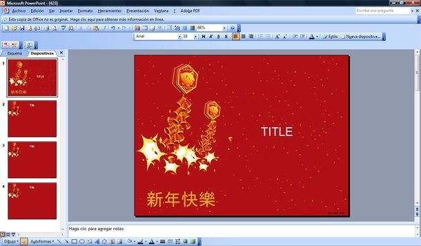 Chinese New Year Powerpoint Template Free Powerpoint Templates