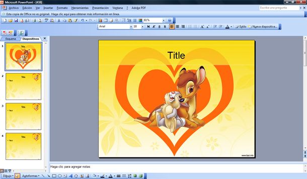 cartoons; bambi template; kids; sjabloon bambi; powerpoint template free 