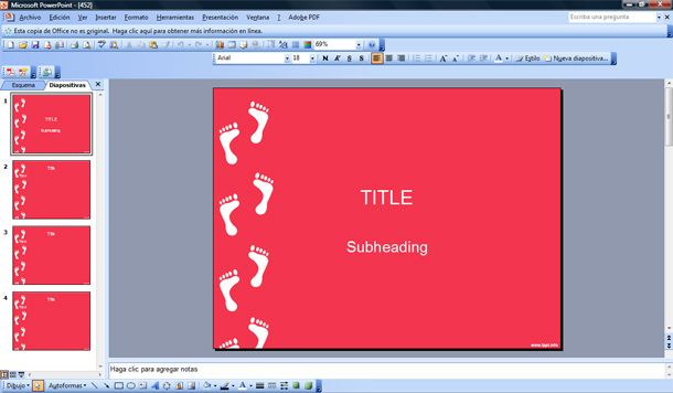 Footprint Powerpoint