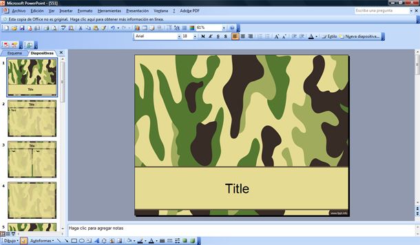 Military Powerpoint Theme