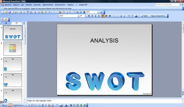 swot analysisppt