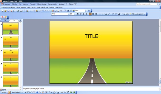 Templates For Ppt. road; powerpoint template