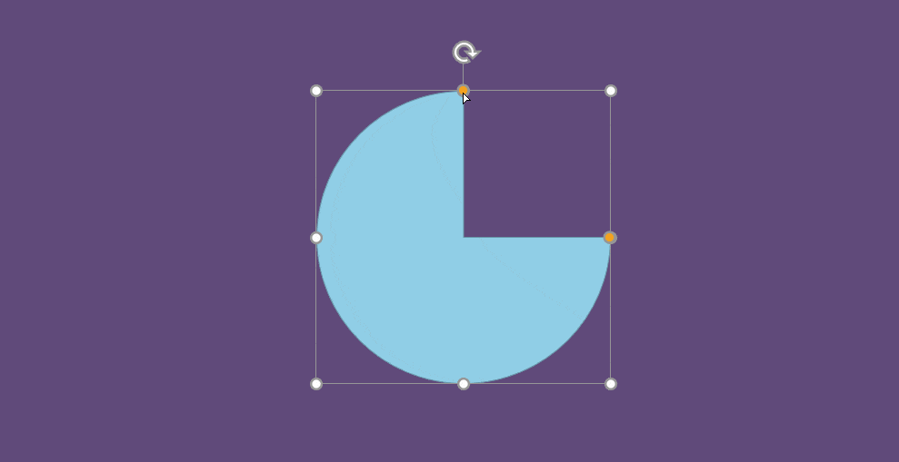 how to make semi circle text in powerpoint