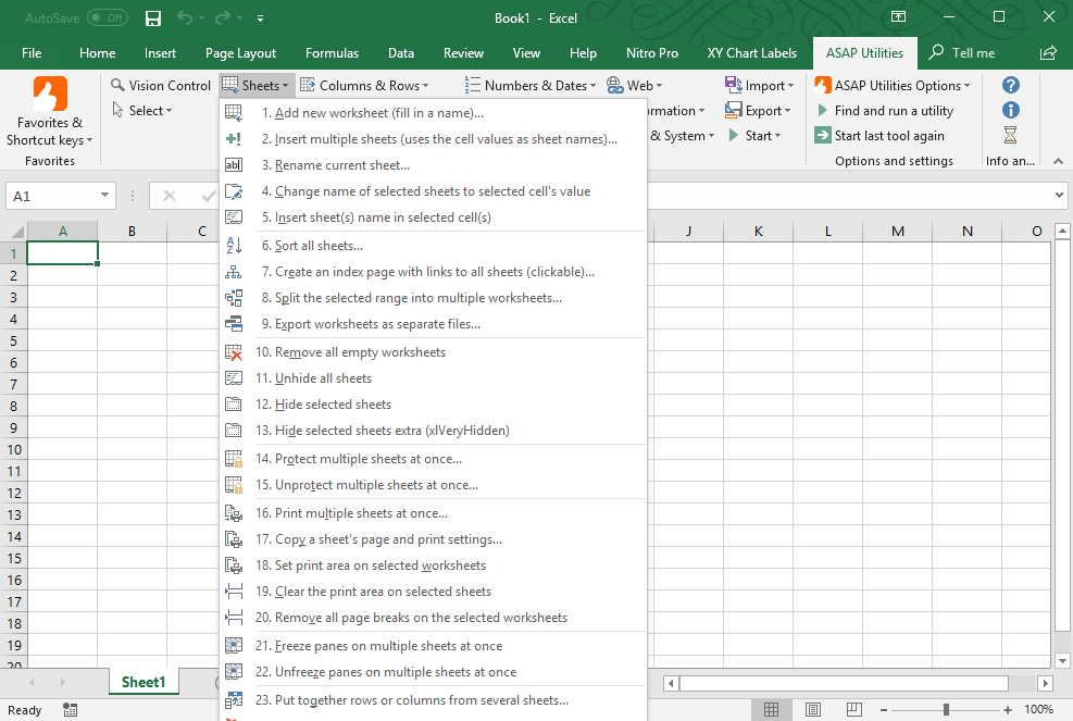Find Expanded Excel Features FPPT