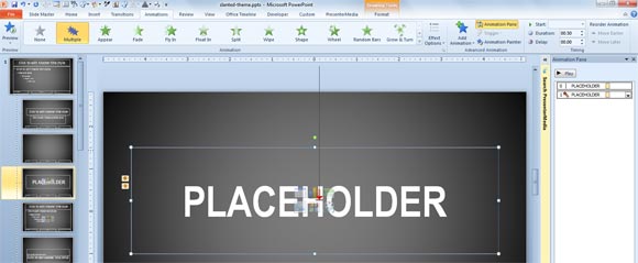 how to animate text in powerpoint 2016