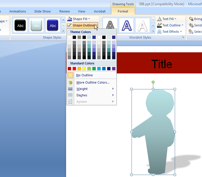 Create a Nice Silhouette in PowerPoint