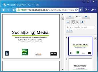 preview powerpoint presentations in google docs viewer