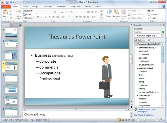 how-to-use-thesaurus-in-powerpoint