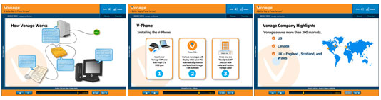 how a vonage marketing account manager elearning suite was created