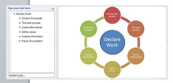 How to create diagrams in powerpoint for decision making process