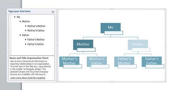 create family tree chart