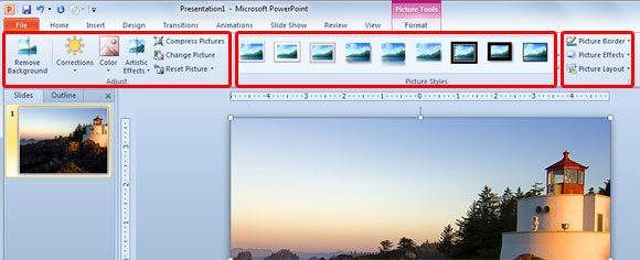 color effects in powerpoint 2010 tone powerpoint