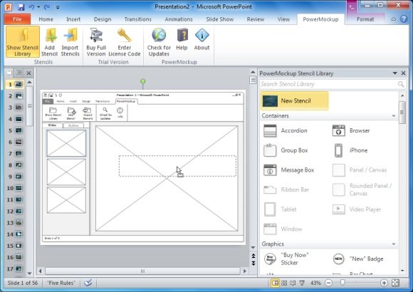 Sketch Wireframes Of Websites In MS PowerPoint  With 