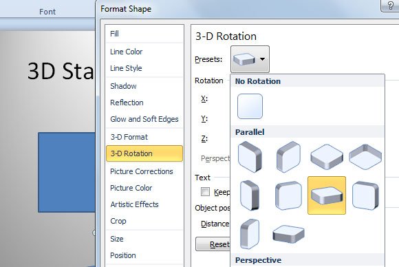 how to make 3d stack template in powerpoint using shapes