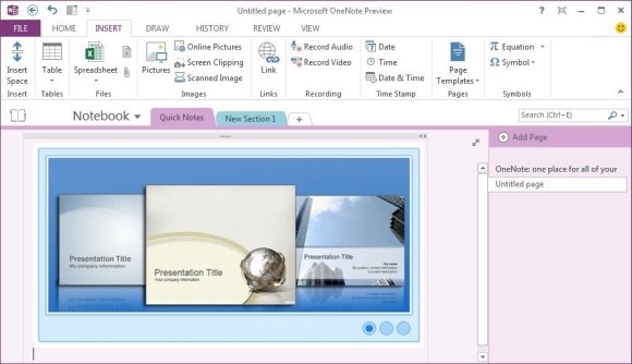 microsoft onenote 2013