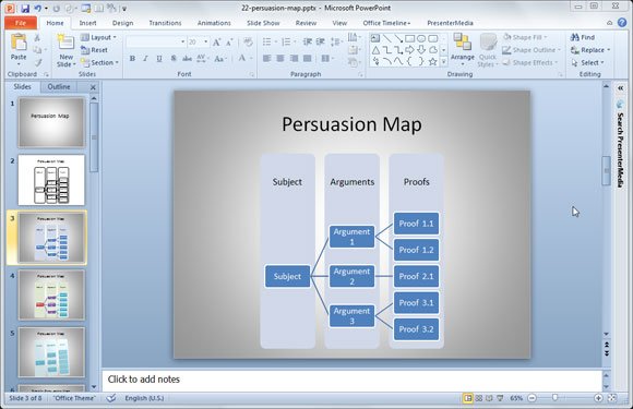 Mapas de Persuasión en PowerPoint