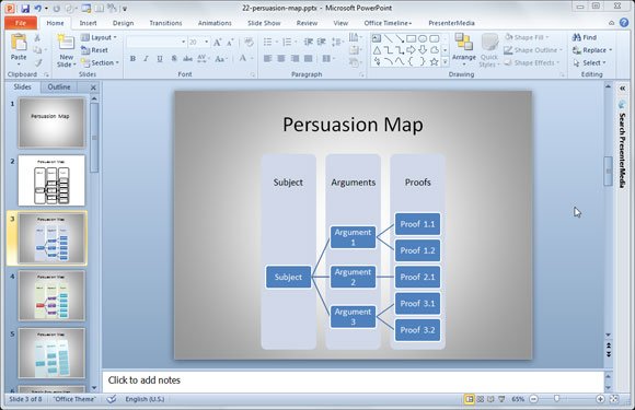 Mapas de Persuasión en PowerPoint