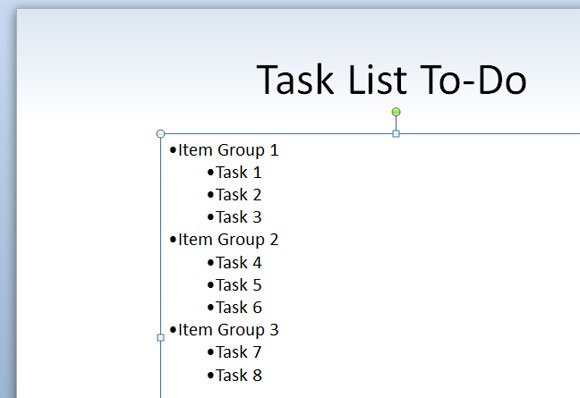 how to make a task list or to do powerpoint template