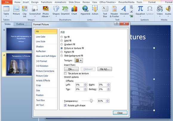 How To Add Transparency To A Picture In PowerPoint 2010 how-to-add-transparency-to-a-picture-in-powerpoint-2010