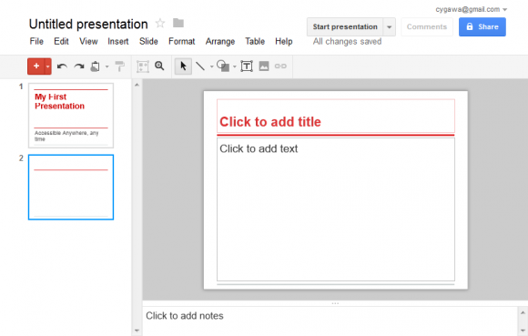how to open powerpoint in google drive