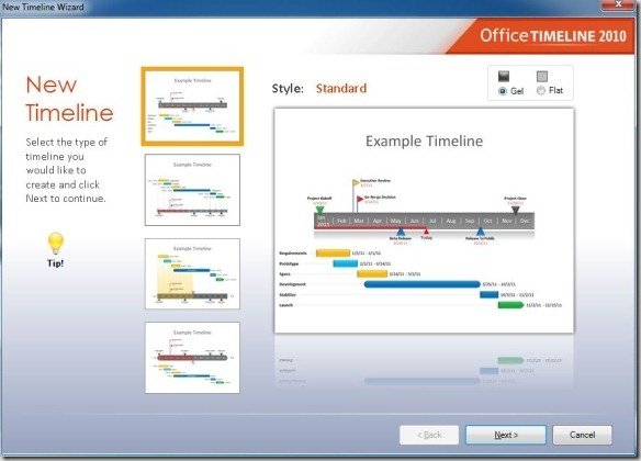 how to make a timeline in microsoft word 2010
