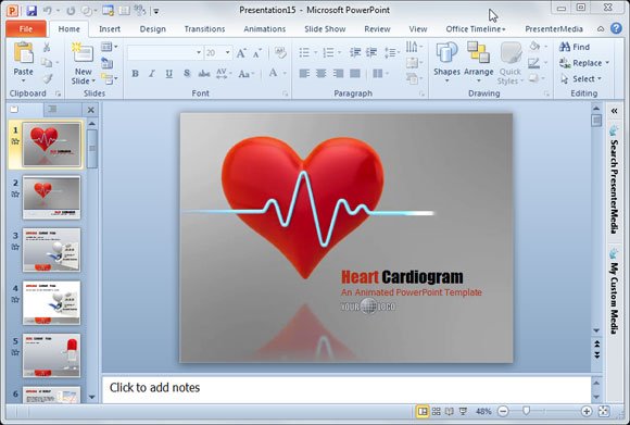 premium free powerpoint templates and backgrounds for medical