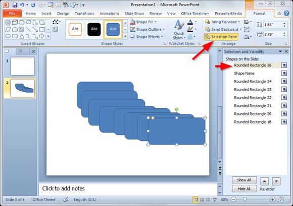 select hidden shapes with selection and visibility pane select hidden shapes with selection and visibility pane, Presentation templates