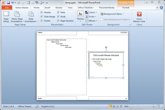 how to print speaker notes on the left side how to print speaker notes on the left side, Powerpoint Notes Template, Powerpoint templates