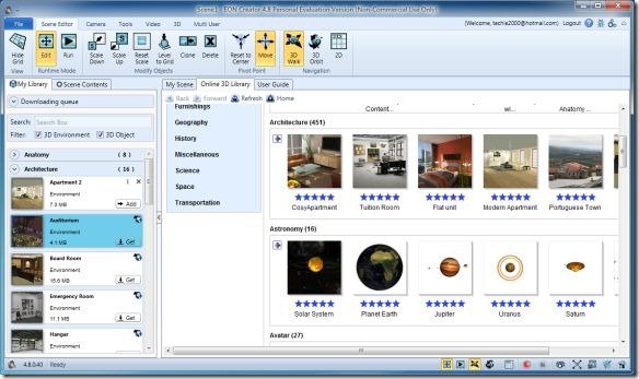 Create, Record And Share High-end 3D Simulations With EON Creator