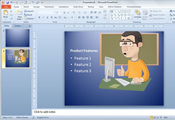 make geek presentations in powerpoint with vector characters diapositivas power point