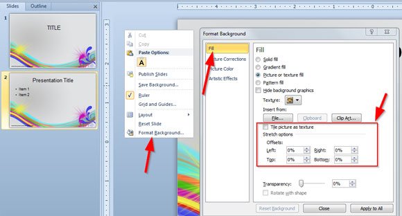 how to make your old powerpoint template compatible with widescreen