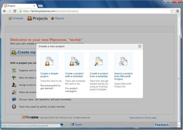 planzone collaborative multi project management tool