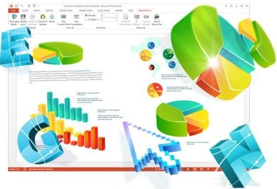 create and play 3d presentations on projectors and tv with presente 3d