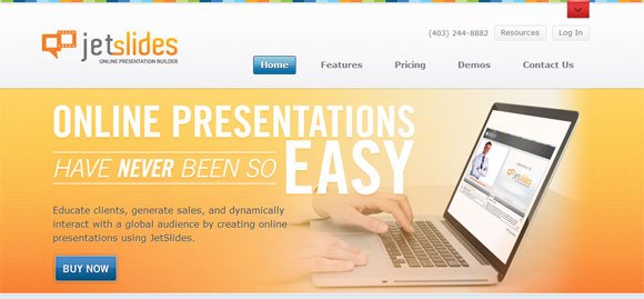jetslides online presentation builder