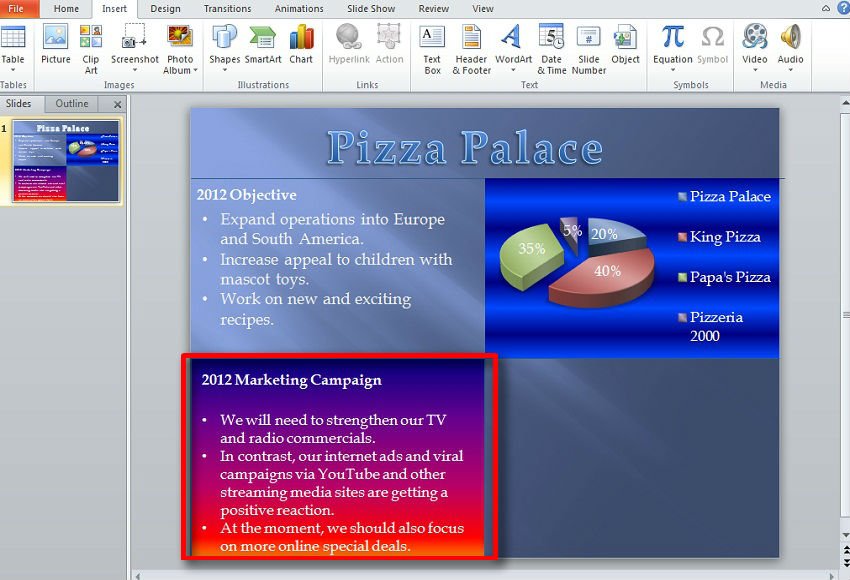 how to make an impressive quad chart in powerpoint 2010 powerpoint 4 blocker template