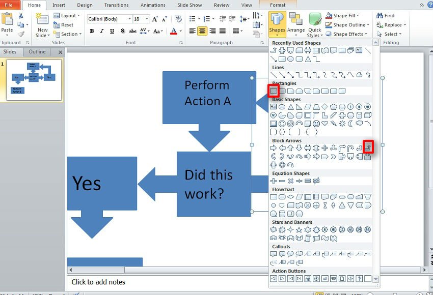 How To Create A Process Flow Chart In Powerpoint 2010