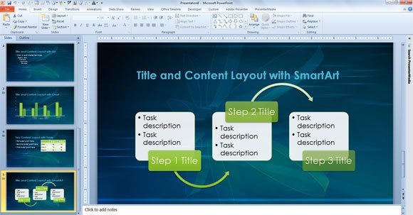 powerpoint template for scientific presentations and academic projects ppt samples for project presentation
