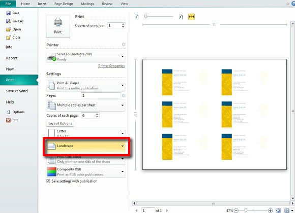 creating business cards in microsoft publisher publisher card templates
