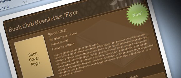 free newsletter template for word 2007 and later