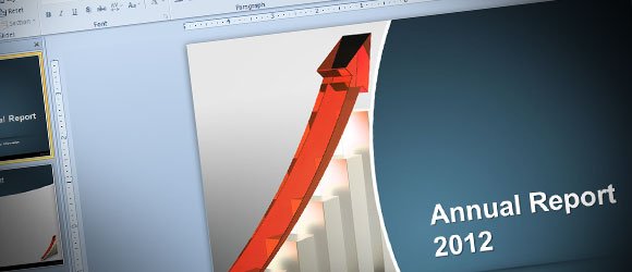 how to make an annual report using powerpoint templates