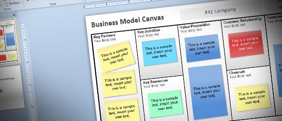 free business model canvas template for powerpoint 2010 business model template