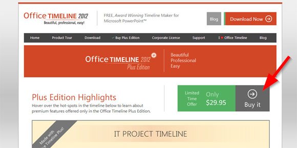 Office Timeline Plus Edition Product Key Free