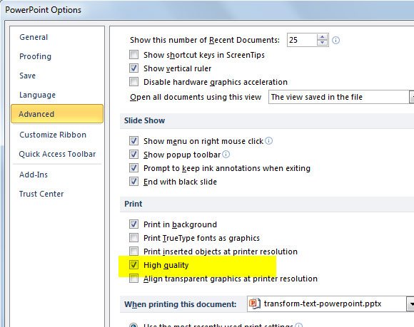 how to print powerpoint ppt in high quality how to print ppt slides