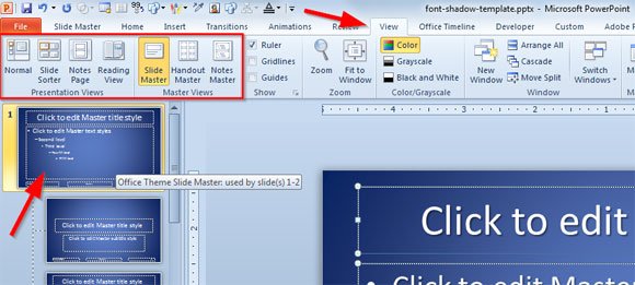 to apply font shadow on all slides in powerpoint to apply font shadow on all slides in powerpoint, Presentation templates
