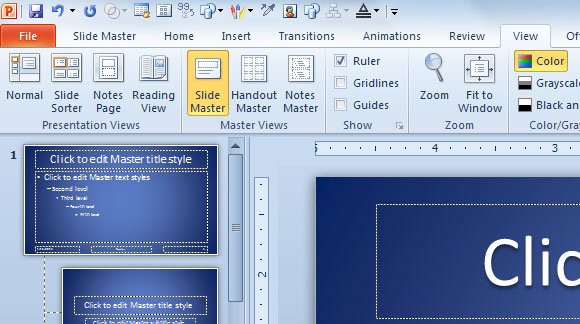 slide master powerpoint